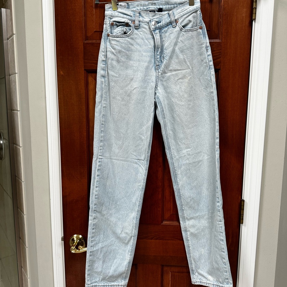 American Eagle Rigid Light Blue Women's Jeans Size 0